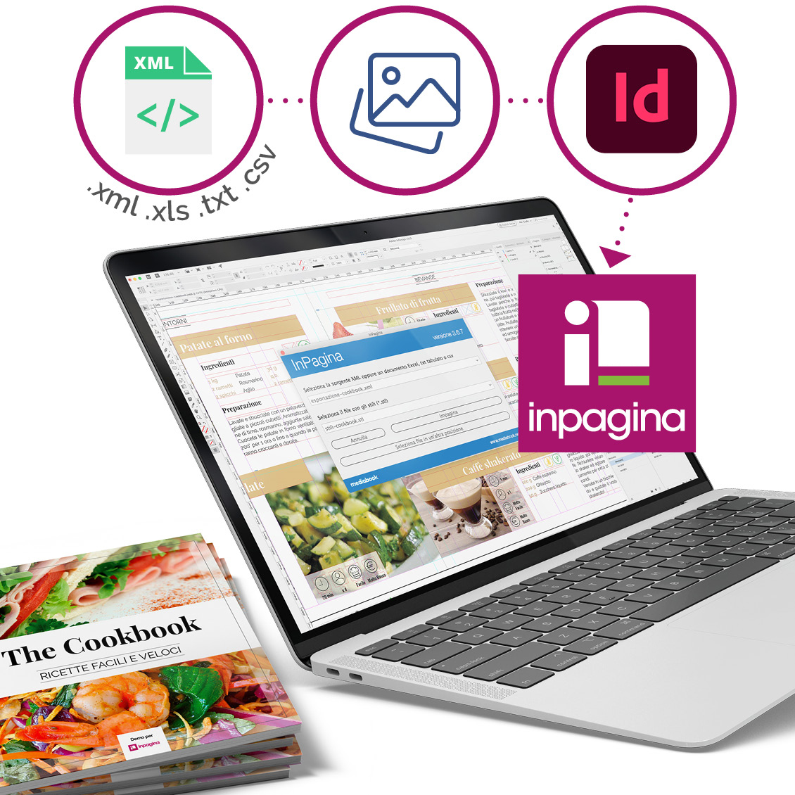 InPagina – impaginazione automatica con InDesign e dati XML InPagina - impaginazione automatica con InDesign e dati XML