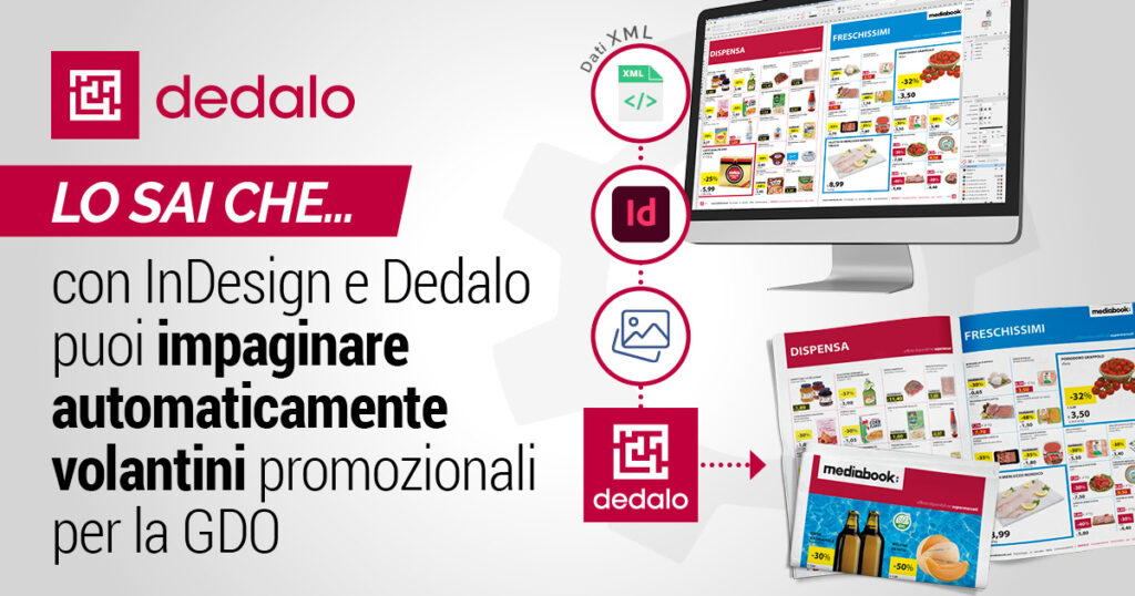 Dedalo impagina automaticamente i volantini offerte dei supermercati