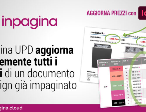 InPagina UPD cambia velocemente tutti i prezzi direttamente sull’impaginato InDesign con un semplice file txt