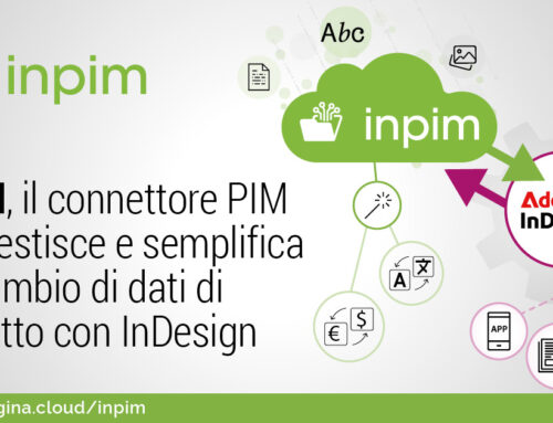 InPIM, il connettore PIM/Altri Dati con InDesign per uno scambio dati in tempo reale